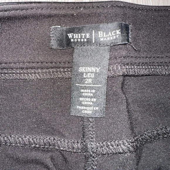 White House Black Market Black Skinny Leggings - Picture 5 of 5